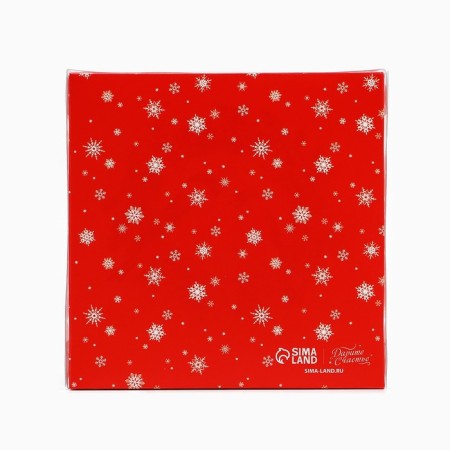 Box for confectionery products with PVC Happy New Year, 18 x 3 cm, New Year-5