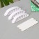 Clamps for wires, 3 pcs, white color