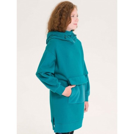 Sweep for girls, height 116 cm, emerald color-2