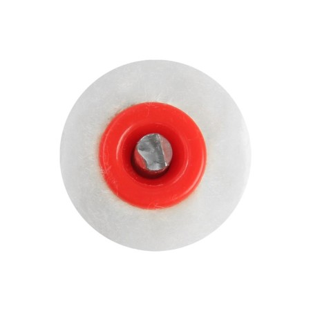 Mini-leaf, natural fur, 55 mm, handle d = 6 mm, d = 16 mm, pile 16 mm-2