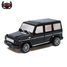 Metal machine “SUV”, 1:18, light effects, works from batteries, black color