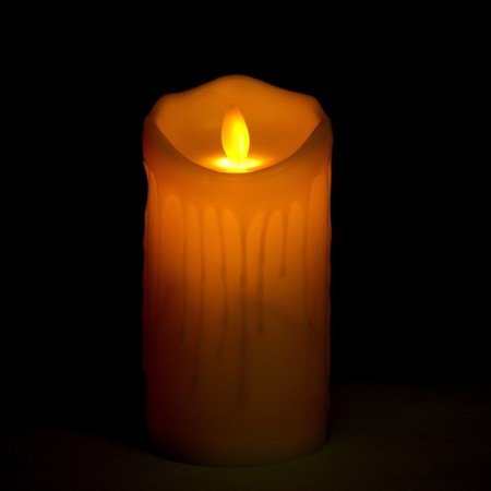 Candle LED "Romance", burns yellow-3