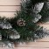 New Year's Wreath "Interior Snow White" (cones silver+berries) 45cm