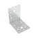 Fixing corner KU 90x90x65x2 zinc, 1 pc.