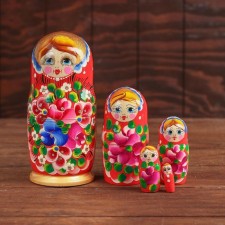 Матрёшка 5 в 1, расписная, большая, МИКС