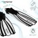 Laste for diving Onlytop, with an open heel, p. 41-44, black/white color