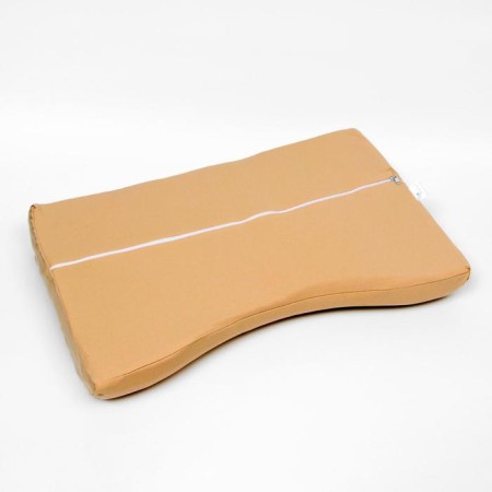 Orthopedic pillow NT PS-07 "Massage", for adults, with a memory effect and a recess under the shoulder, 55x36 cm, rollers 10/7 cm-12