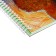 Calligrata sketchbook, 170 x 170 mm, 55 sheets, solid cover, "garden", metallized cardboard with a volumetric pattern, block 80 g/m2 + 5 sheets of tinted paper