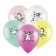Shar Latex 12 “Cute unicorn”, pastel, set of 100 pcs., Mix color