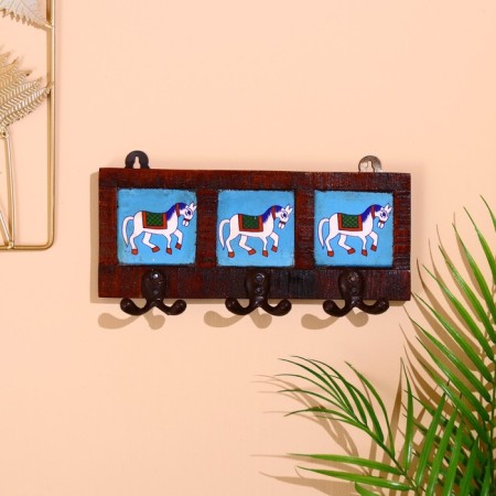 Horses hanger tree, 17*4*12cm, 3 hook mix-2