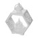Nightmare "Candle in the HEx" 3HLR1130 White 6x11x15 cm Risalux