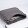 Cross-Bodi Bag with zipper, brown-gray color