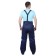 The suit insulated No. 915, p. 48-50, height 182-188 cm, dark blue color/cornflower