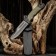 Tactical knife "Alpha" 23cm, blade 115mm/2.8 mm, with fiberglass, green