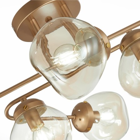 Ceiling EVOLUCE lamp. Sle155702-06. More. 6x40 watts, E14, 80x53x30 cm, golden color-11