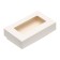 Container for removal, with a window, white, 20 x 12 x 4 cm, set 10 pcs.