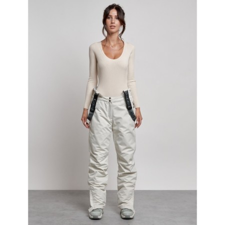 Semi -combinezone female ski insulated, size 46, white color-14
