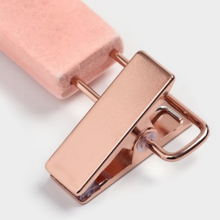 Rose Gold's trousers and skirts, covered with velvet, size 33x3x12 cm-2