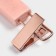 Rose Gold's trousers and skirts, covered with velvet, size 33x3x12 cm