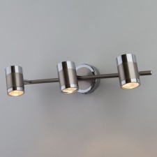 Wall lamp EuroSvet Prime 20058/3, GU10, 3x50W, 500x90x155 mm, Nickel color