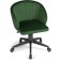 Computer chair Plastic Plastic/velor, black/green 59x60x78 cm