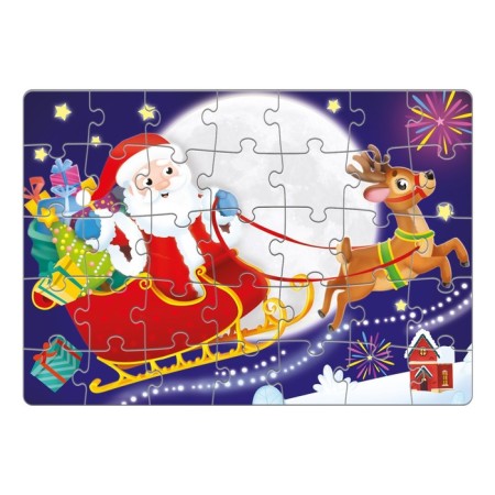 Puzzles in the package "Grandfather Frost", 35 elements-1