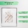 Photo frame Plastic "Mira" 40x50 cm, 021 silver (plastic screen)