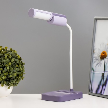 Lancer table lamp LED 3.5W USB batteries Violet 11x15x45 cm Risalux
