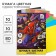 Color paper, A4, 10 sheets, 10 colors, coated, one-sided, in a folder, 80 g/m², Spider-Man