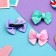 Hair clip "Bow" guipure, 6 cm, mix