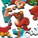 New Year's puzzle Figure "New Year! Grandfather Frost brought a gift "