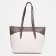 David Jones zipper bag, external pocket, beige/brown
