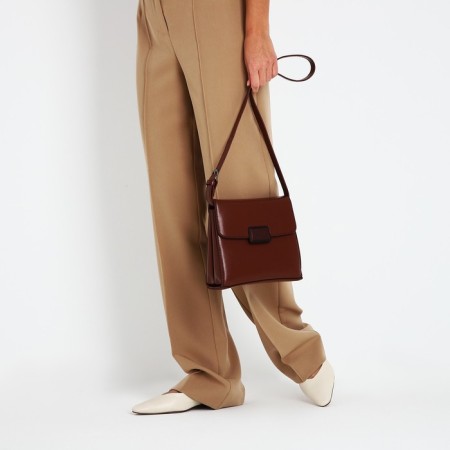 Magnet bag bag, dark brown color-7