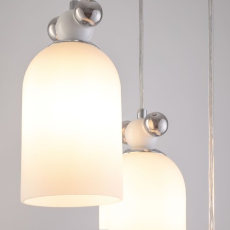 Suspended lamp Freya Fr5365PL-03CH Pitch, 405x220x1650 mm, E14, 3x40W, chromium color-7