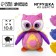 A toy made of wool "Bright owl"