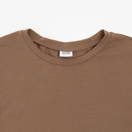 Longsliv Women's Minaku: Basic Line Taup Color, Size 52-6