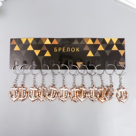 Trick plastic for metal "Anchor" gold 2.2x3.3 cm-5