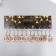 Trick plastic for metal "Anchor" gold 2.2x3.3 cm