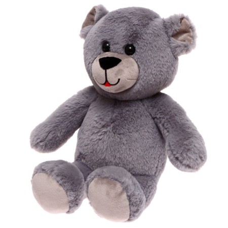 Soft toy "Bear Vanya", gray color, 25 cm-1
