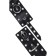 Single -layer handcuffs with Pecado BDSM eyelets, genuine leather, black