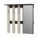 Enter hanger, 900 × 214 × 880 mm, wenge / dairy oak