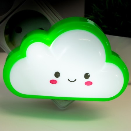 Night Plastic LED "Cloud" mix 8x8x2.5 cm Risalux-4