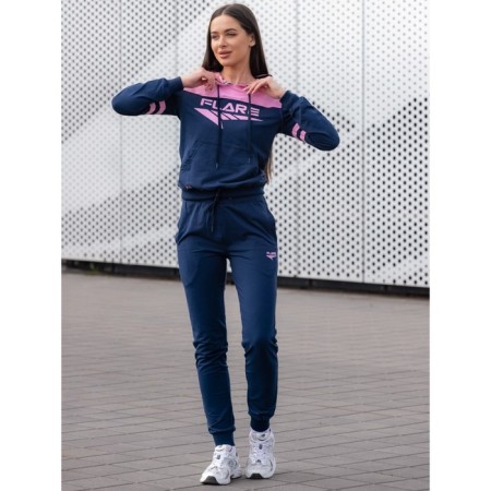 Female -ISEE sports suit, size 44, blue color, pink-9