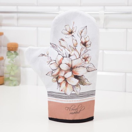 Mittens and Open Ethel Floral Mood 20x28 cm, 100% cotton, sarzha, gut 250 g/m2