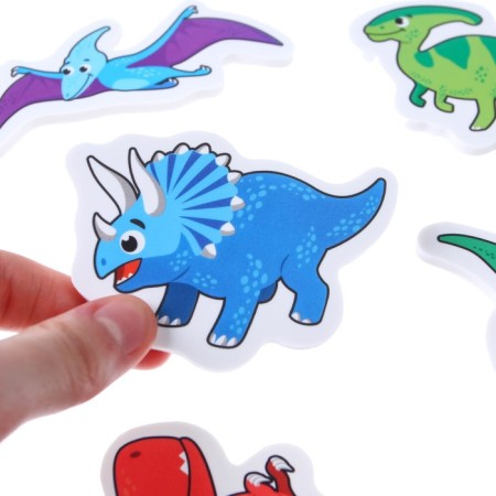 Soft puzzle for kids in the dinosaurs, 8 details, crush me-6