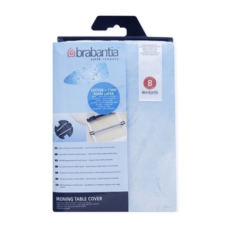 Brabantia Perfectfit, 2 mm foam, print, ice water, size 124x38 cm-1