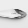 Spoon "Wave", h = 19.5 cm, thickness 2 mm, silver color