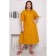 Dress shirt female Prima Linea, size 58, orange color