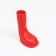 Rubber boots for dogs, high, size M (5 x 3, 9 x 8 cm), red