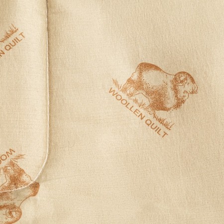 The blanket of the same end of sheep wool 200x215 cm, 300 gr, PE, suitcase-1